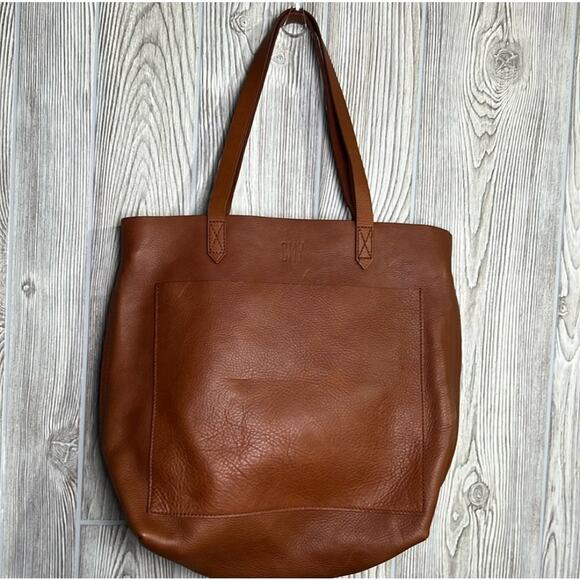 Madewell The Medium Transport Leather Tote in Whiskey Brown - Picture 1 of 5